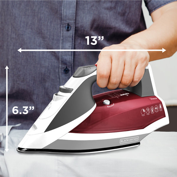 Black Decker Vitessa Advanced Steam Iron with Dual Position Cord